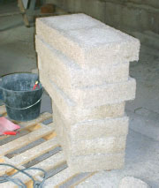 Bricks of hemp