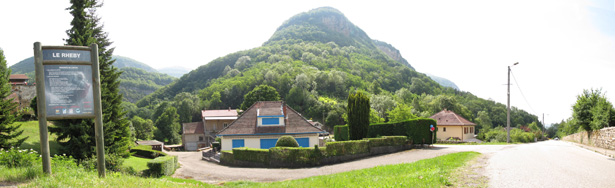 panorama when you arrive at the lodge